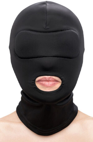 Fetish & Fashion Mouth Hood Black - BDSM mask 0
