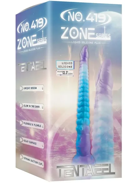 Tentaeel Glow In The Dark Dildo 31,2 cm - Dragon dildo 0