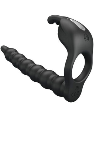 Blackney Penis Ring With Black Vibrator Plug - Penisring med vibrator 0