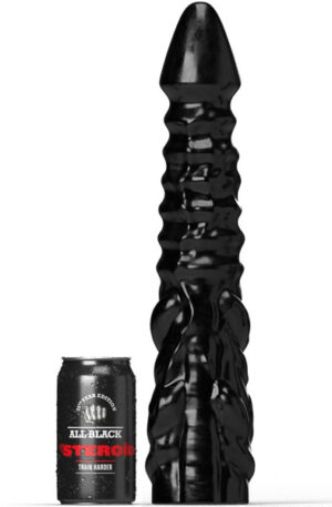 All Black Steroïd Allez 39 cm - XL dildo 0