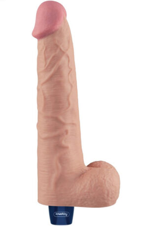 Rechargeable Vibrating Dildo 27,2 cm - Dildo med vibrator 0