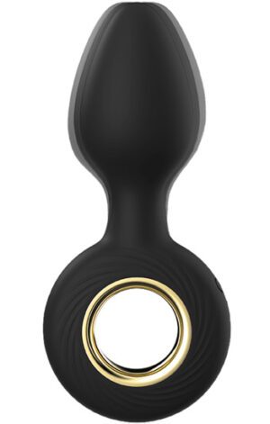 The Rechargeable Vibrating Silicone Plug - Analplugg med vibrator 0