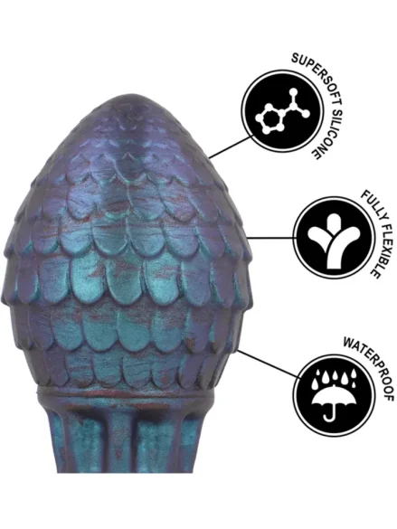 Vrakos Dragon Egg Anal Plug 11,5 cm - XL Buttplug 0