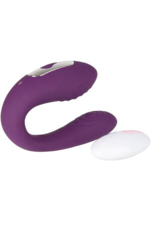 Rechargeable Couples Vibrator With Remote - Samlagsvibratorer 0