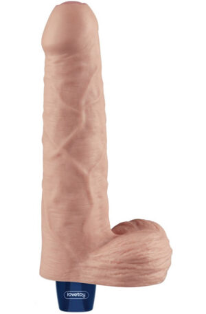 Rechargeable Vibrating Dildo 22,6 cm - Dildo med vibrator 0