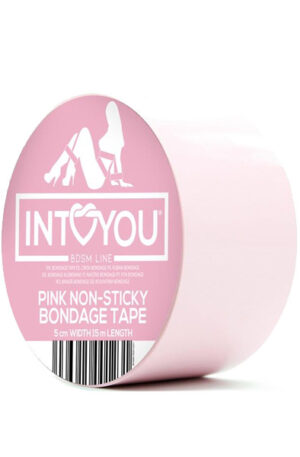 Non-Sticky Bondage Tape Pink 15 m - Bondage tejp 0