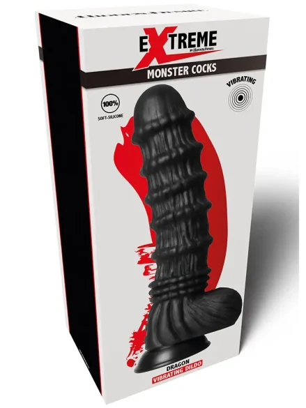 Vibrating Dragon Monster Dildo 27 cm - Dragon dildo 0