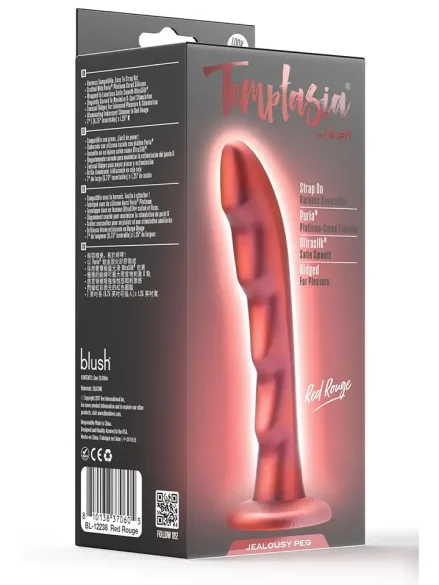 Jealousy Peg Red Rouge 17,8 cm - Dildo 0