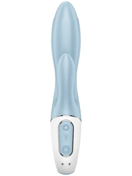 Satisfyer Air Pump Bunny 1 Blue - Rabbitvibrator 0