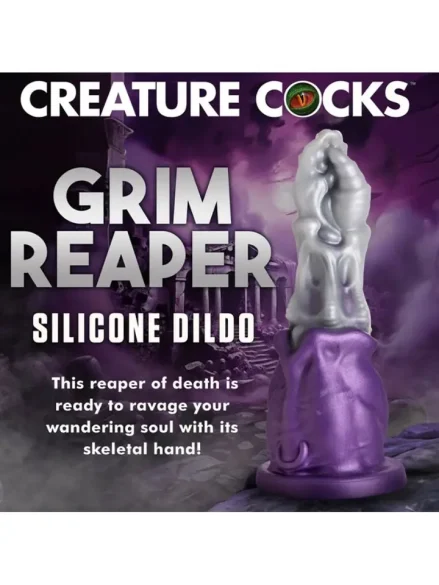 Grim Reaper Silicone Dildo 23 cm - Dragon dildo 0