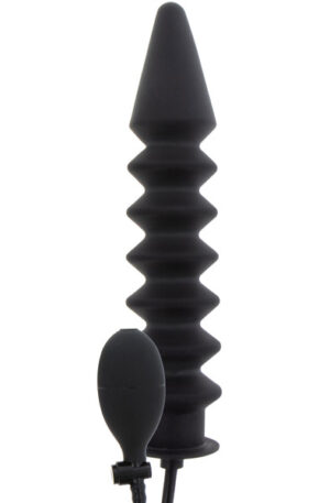 Extreme Inflatable Ribbed Plug 38 cm - Uppblåsbar analplugg 0