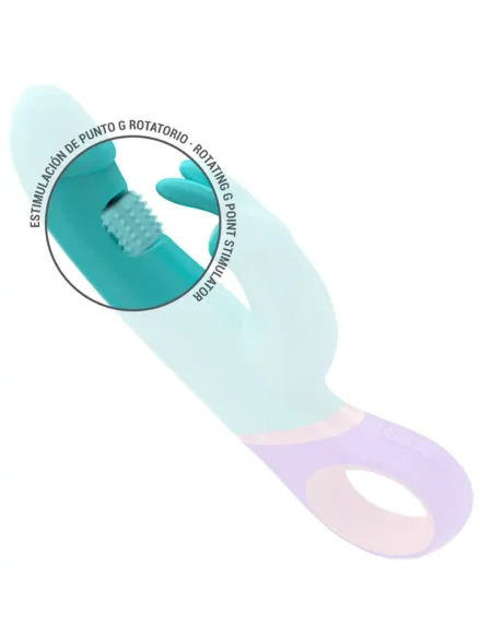 Monica Rabbit With Rotating G-spot Stimulator - Rabbitvibrator 0