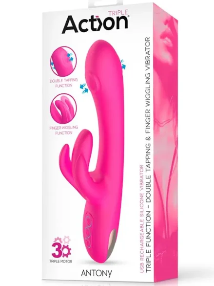 Double Tapping & Finger Wiggling Vibe - Rabbitvibrator 0