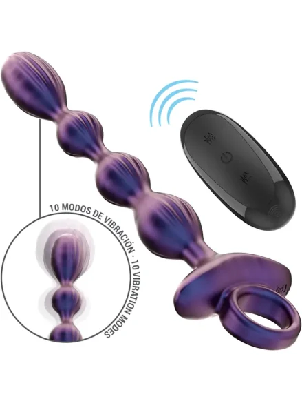 Jackie Vibrating Anal Plug Remote Control - Analplugg med vibrator 0