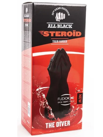 All Black Steroïd The Diver 35,5 cm - Fisting arm 0