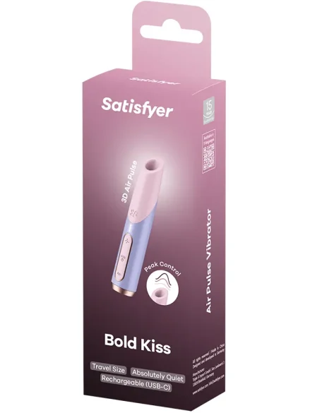 Satisfyer Bold Kiss Air Pulse Vibrator - Lufttrycksvibrator 0