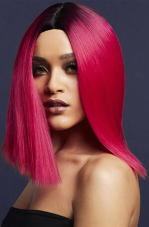 Fever Kylie Wig Two Toned Blend Magenta Pink - Peruk 0