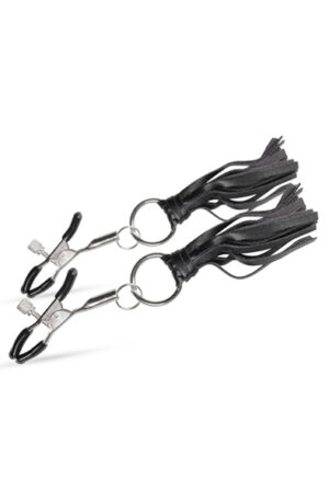 Easytoys Adjustable Nipple Clamps With Tassels - Bröstvårtsklämmor 0