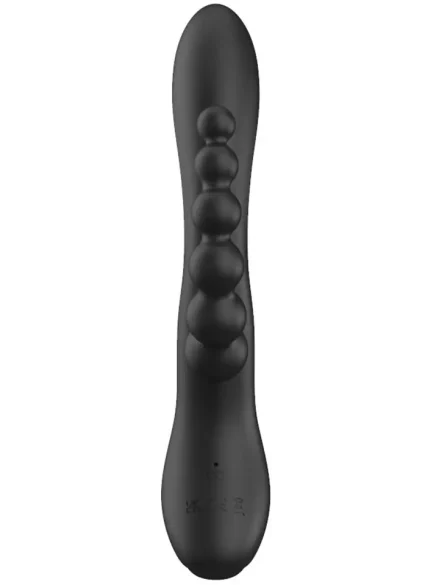 Noir Euphoria Liquid Silicone Triple Pleasure - Rabbitvibrator 0