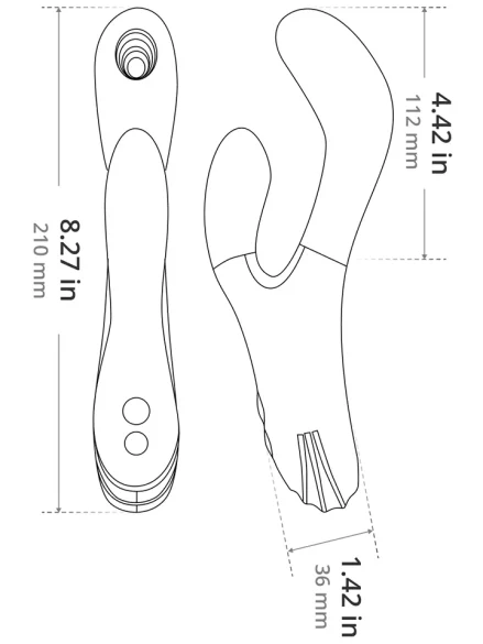 Lovense Osci 3 Heating Rabbit - Appstyrd rabbitvibrator 0