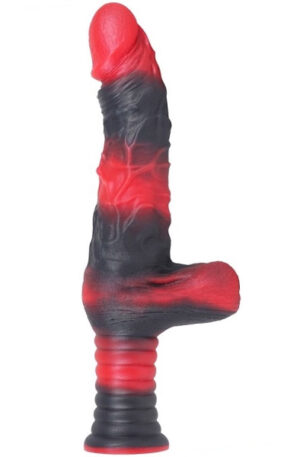 MonsterRed Realix Dildo With Handle 26 cm - Dildo med handtag 0
