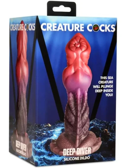 Deep Diver Silicone Dildo 19,3 cm - Dragon dildo 0