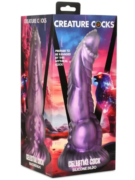 Celestial Cock Silicone Dildo 22,8 cm - Dragon dildo 0