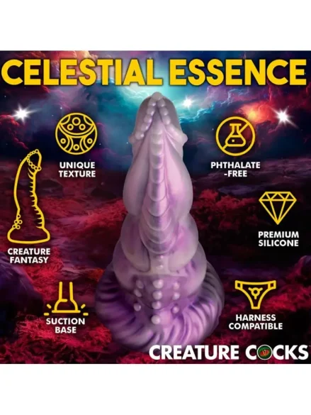 Celestial Cock Silicone Dildo 22,8 cm - Dragon dildo 0