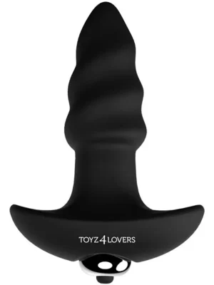 Elys Anal Bow Screw 10 cm - Analplugg med vibrator 0