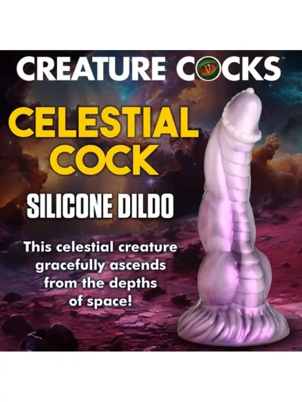 Celestial Cock Silicone Dildo 22,8 cm - Dragon dildo 0