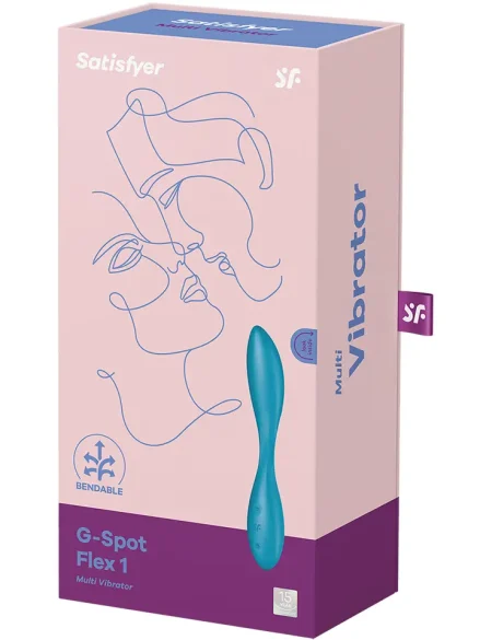 Satisfyer G-Spot Flex 1 Petrol - G-punktsvibrator 0