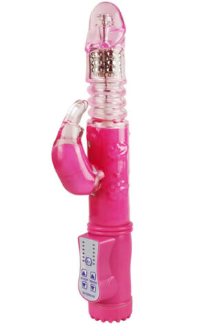 Pink Thrusting Rabbit Vibrator - Rabbitvibrator 0