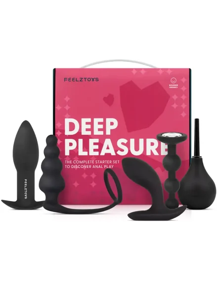 FeelzToys Deep Pleasure Anal Kit - Analpluggar paket 0