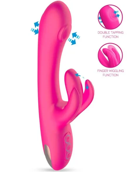 Double Tapping & Finger Wiggling Vibe - Rabbitvibrator 0