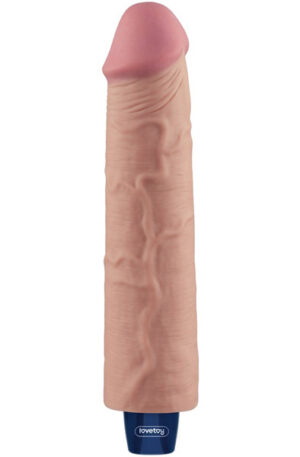 Rechargeable Vibrating Dildo 23,7 cm - Dildo med vibrator 0