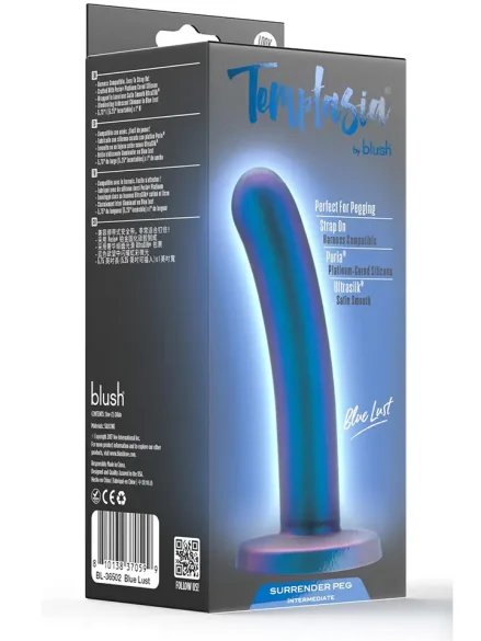 Surrender Peg Intermediate Blue Lust 14,5 cm - Dildo 0