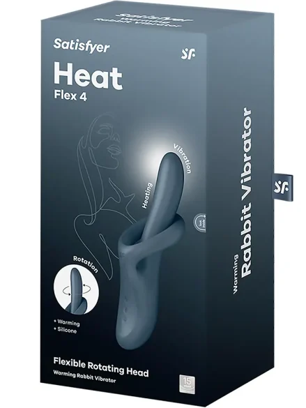 Satisfyer Heat Flex 4 Grey - G-punktsvibrator 0