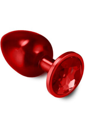 Deep Red Plug Small - Analplugg metall 0