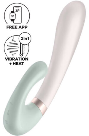 Satisfyer Heat Wave Connect App Mint - Rabbitvibratorer 0