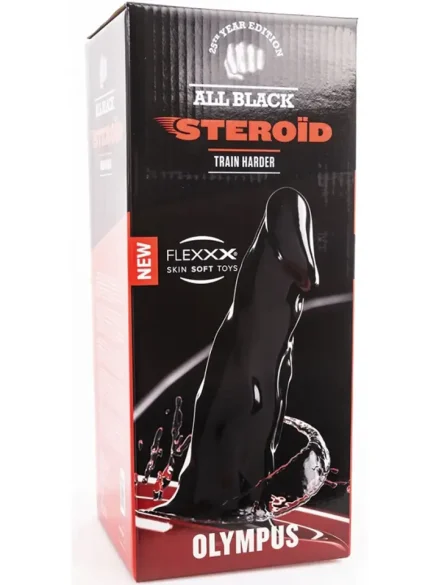 All Black Steroïd Olympus 42 cm - XXL dildo 0