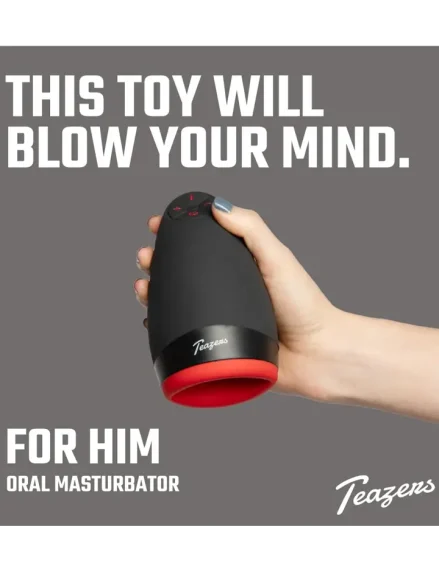 Teazers Heat & Vibration Masturbator - Masturbator med vibration 0