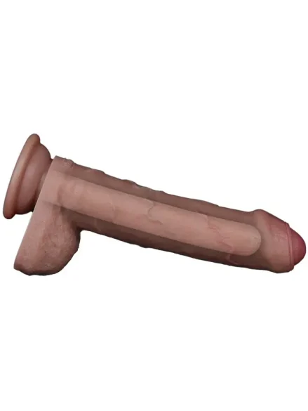 Lovetoy Dual-Layered Silicone Cock 20,5 cm - Realistisk dildo 0