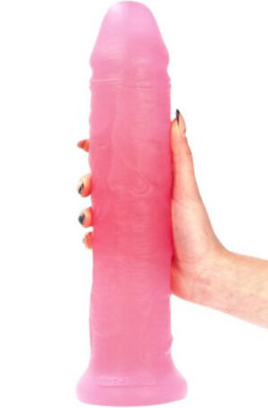 Cesare Dildo Transparent Pink 32 cm - Dildo 0