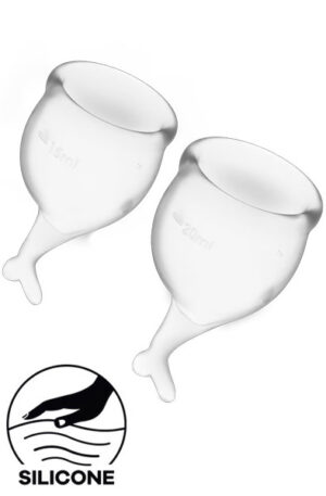 Feel Secure Menstrual Cup Transparent - Menskoppar 1