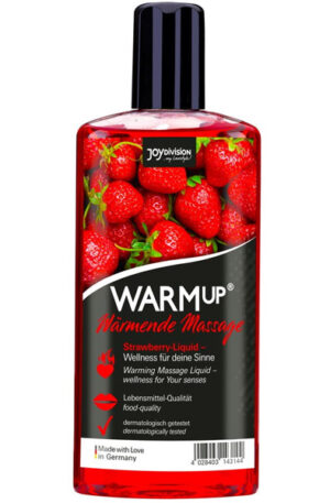 Joydivision Warm-up Massage Oil Strawberry 150ml - Massageolja Jordgubb 1