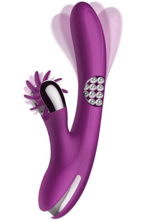 Rotating Shaft, Balls & Stimulating Wheel - Rabbitvibrator 1