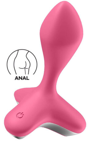 Satisfyer Game Changer Plug Vibrator Pink - Analplugg med vibrator 1