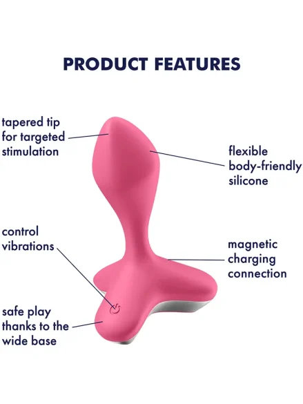 Satisfyer Game Changer Plug Vibrator Pink - Analplugg med vibrator 2