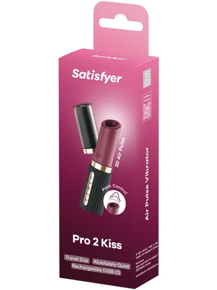 Satisfyer Pro 2 Kiss Air Pulse Vibrator - Lufttrycksvibrator 7