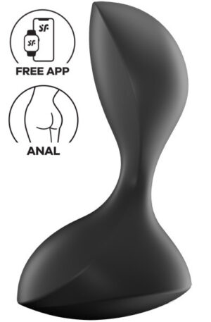 Satisfyer Sweet Seal Black - Analplugg med vibrator 1